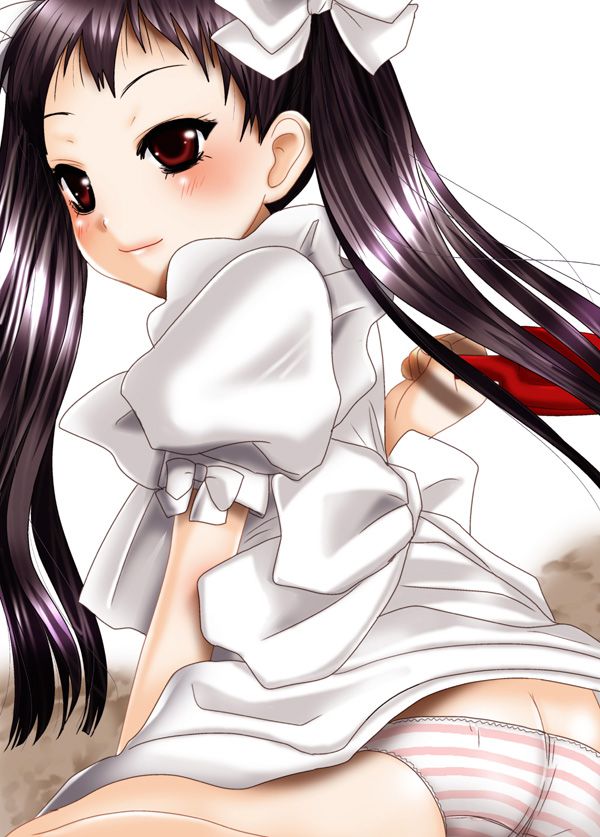 2D Black hair twin tail is the strongest, isn't it? 50 erotic images 7