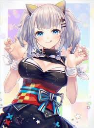 Erotic image that shines and passes through the moon of Ahe face that is about to fall into pleasure! 【Virtual youtuber】 5