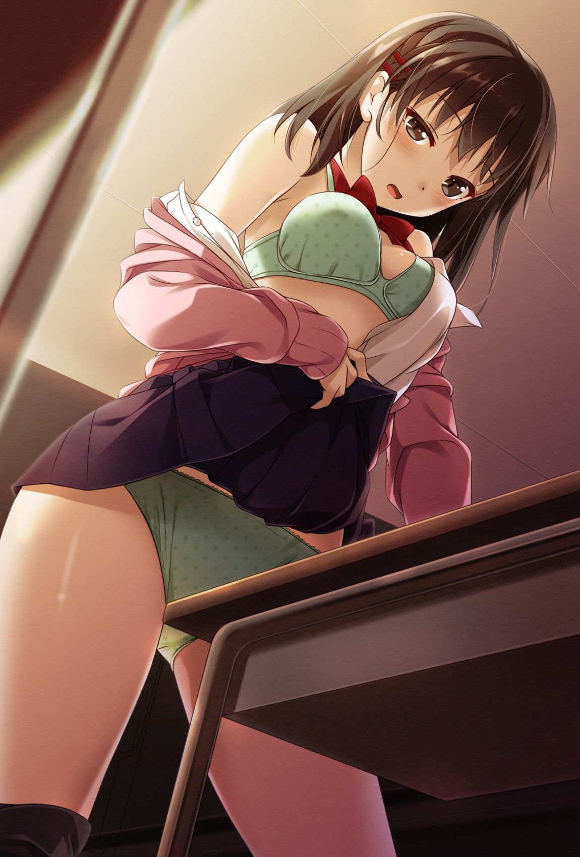 Erotic anime summary Beautiful girls who are masturbating by rubbing against corners or playing with fingers [secondary erotic] 21