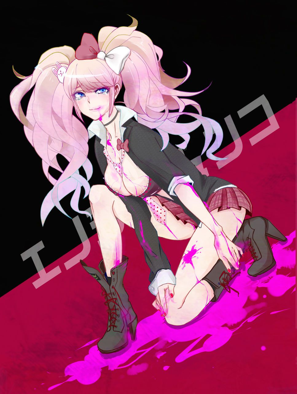 【Danganronpa】High-quality erotic images that can be made into Enoshima Shieldko's wallpaper (PC / smartphone) 9