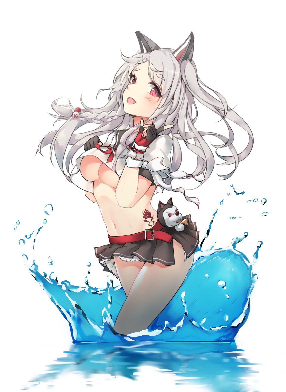 Free erotic image summary of the shower that you can be happy just by looking! (Azur Lane) 23