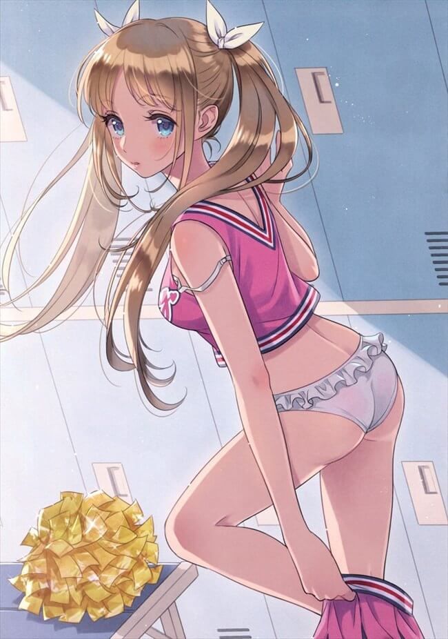 【Erotic Anime Summary】 Here is a collection of erotic images of beautiful girls and beautiful girls who did cheerleader cos [50 photos] 1