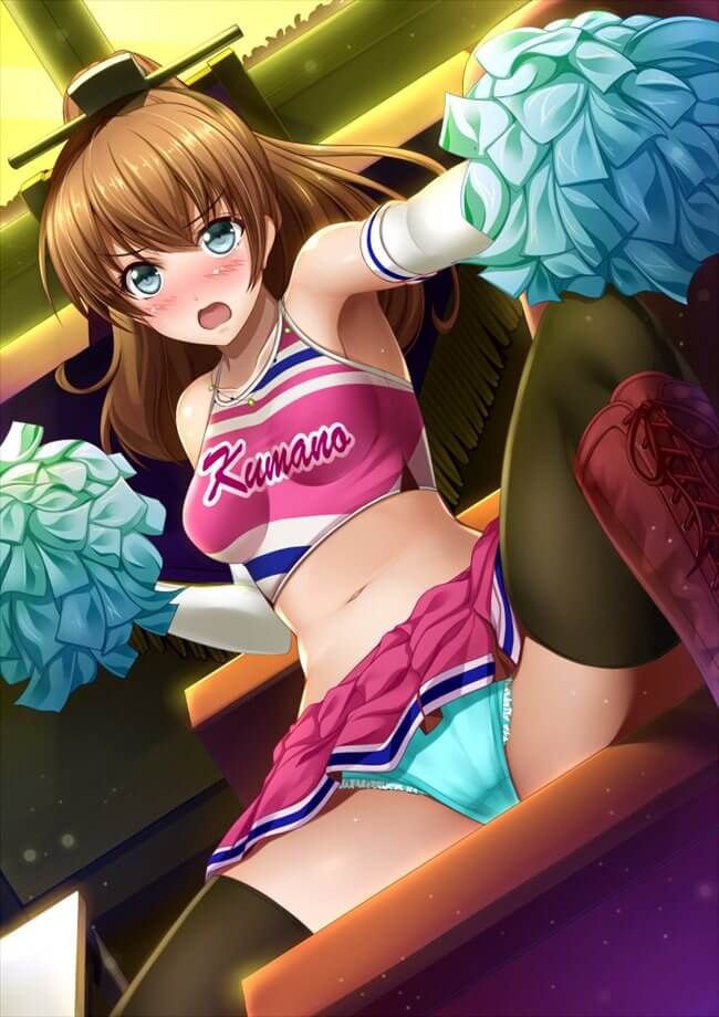 【Erotic Anime Summary】 Here is a collection of erotic images of beautiful girls and beautiful girls who did cheerleader cos [50 photos] 13
