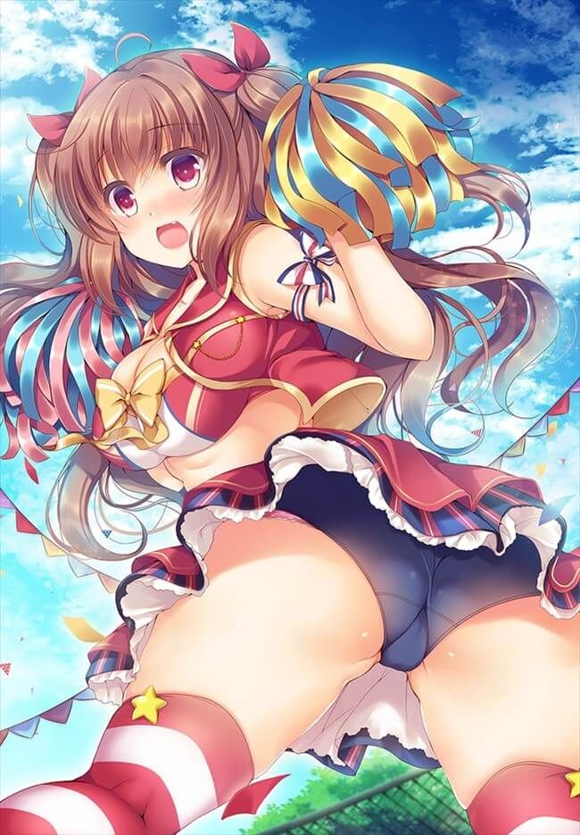 【Erotic Anime Summary】 Here is a collection of erotic images of beautiful girls and beautiful girls who did cheerleader cos [50 photos] 20