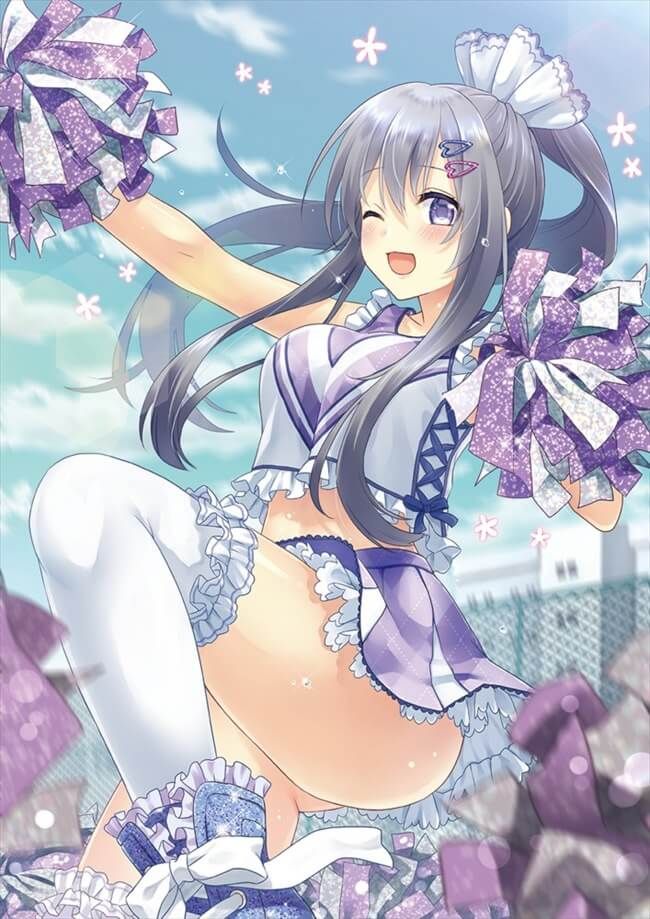 【Erotic Anime Summary】 Here is a collection of erotic images of beautiful girls and beautiful girls who did cheerleader cos [50 photos] 22