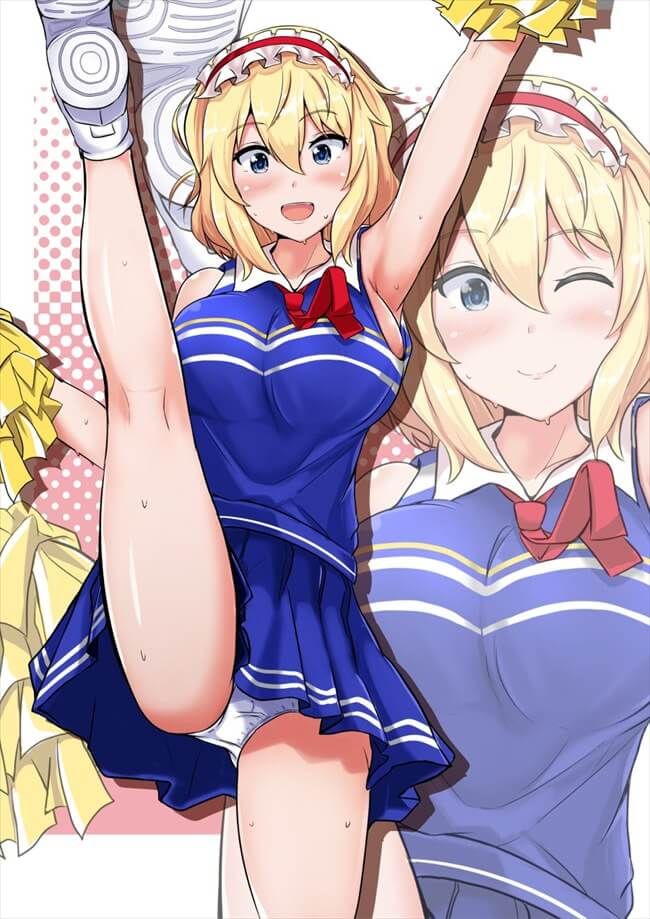 【Erotic Anime Summary】 Here is a collection of erotic images of beautiful girls and beautiful girls who did cheerleader cos [50 photos] 26