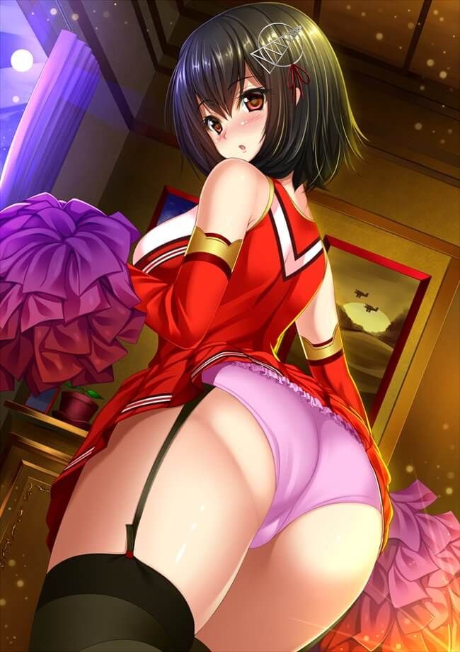 【Erotic Anime Summary】 Here is a collection of erotic images of beautiful girls and beautiful girls who did cheerleader cos [50 photos] 28