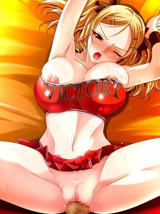 【Erotic Anime Summary】 Here is a collection of erotic images of beautiful girls and beautiful girls who did cheerleader cos [50 photos] 3