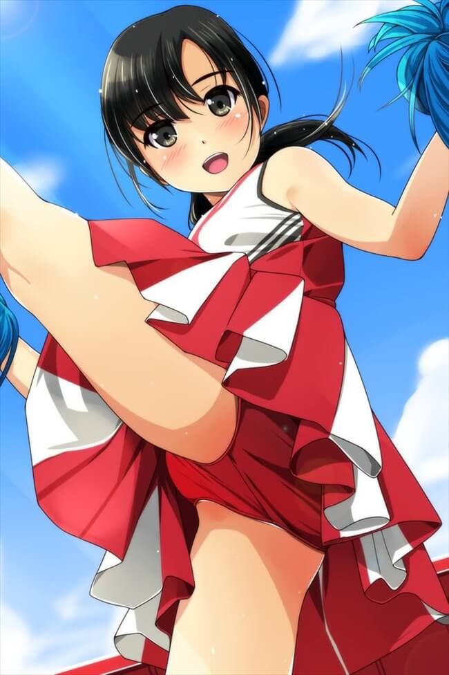【Erotic Anime Summary】 Here is a collection of erotic images of beautiful girls and beautiful girls who did cheerleader cos [50 photos] 36