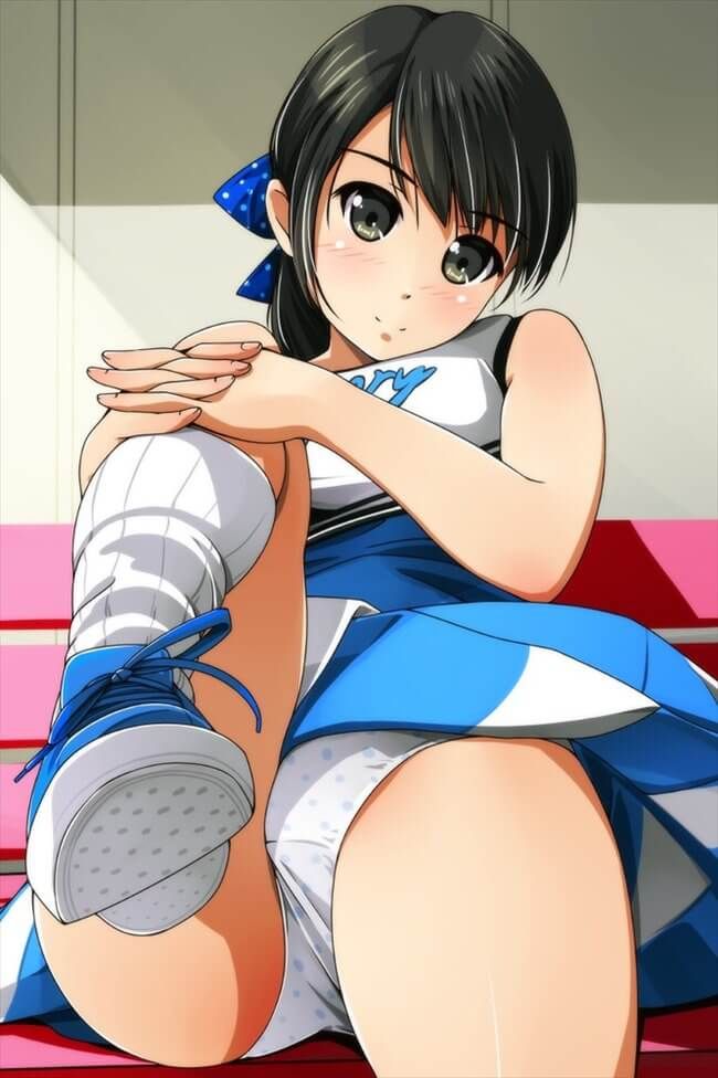 【Erotic Anime Summary】 Here is a collection of erotic images of beautiful girls and beautiful girls who did cheerleader cos [50 photos] 39