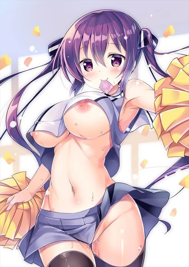 【Erotic Anime Summary】 Here is a collection of erotic images of beautiful girls and beautiful girls who did cheerleader cos [50 photos] 45
