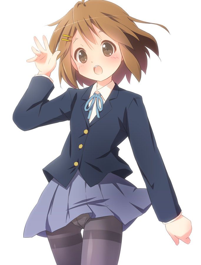 The reason why Yui Hirasawa of K-on always wears black tights ... 5