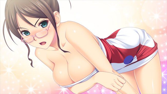 The erotic image of the glasses girl who seems to have sex while being erotic and disturbed is here 27