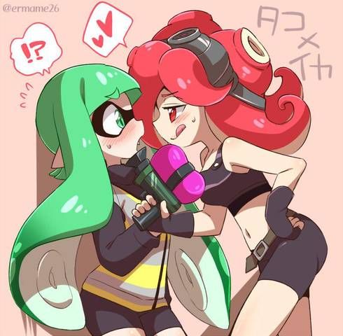 【Splatoon】Ika-chan's immediate nukes can be a simple secondary erotic image collection 11
