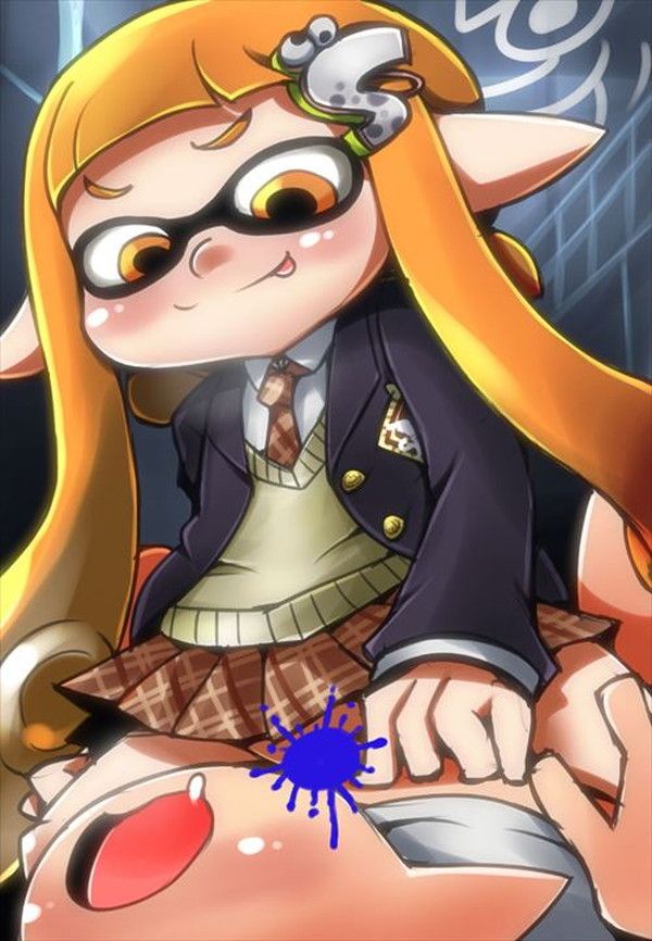 【Splatoon】Ika-chan's immediate nukes can be a simple secondary erotic image collection 24
