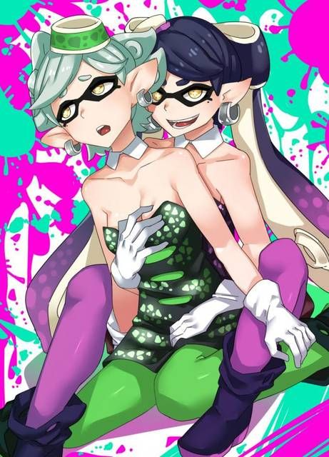 【Splatoon】Ika-chan's immediate nukes can be a simple secondary erotic image collection 5