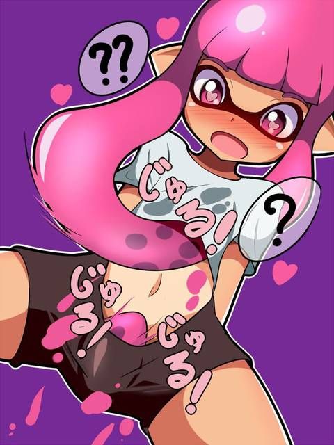 [Splatoon] erotic image that pulls out with squid's etch 10