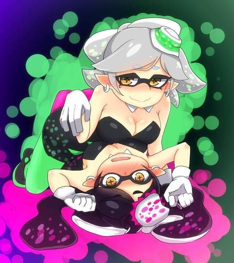 [Splatoon] erotic image that pulls out with squid's etch 12