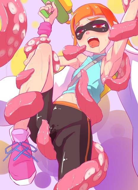 [Splatoon] erotic image that pulls out with squid's etch 29
