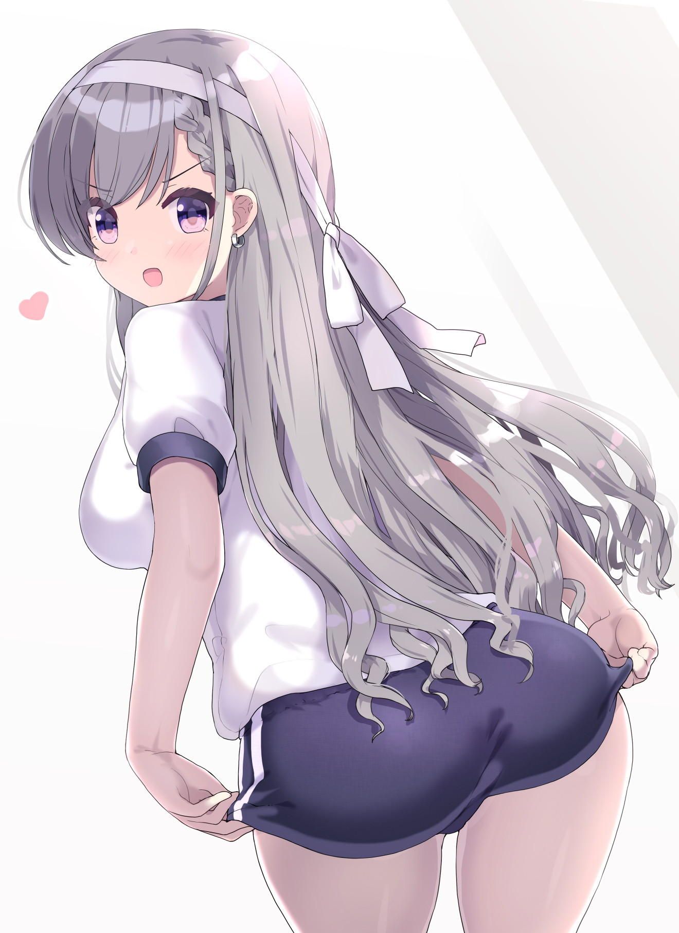 It's grown too much and doesn't fit the size?! Image of a girl ♪ in bloomers + gym clothes with snappy breasts and buttocks 16