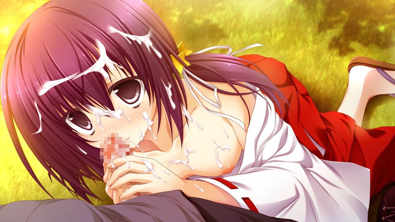 Erotic anime summary: Facial erotic images of beautiful women with a sticky face with semen [secondary erotic] 9