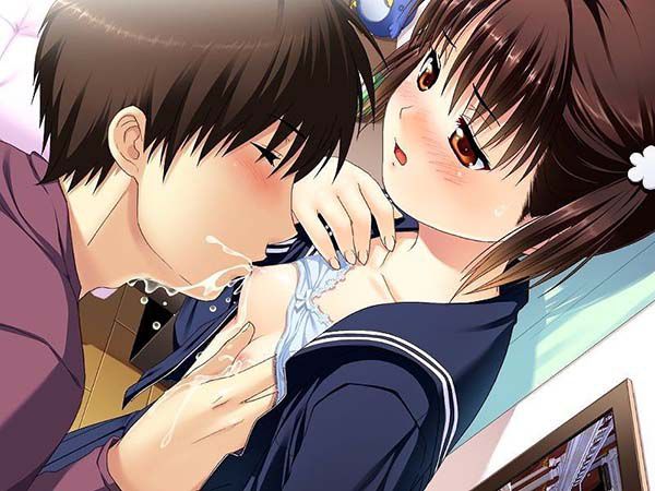 Erotic anime summary Beautiful girls who are sucking breast milk overflowing from [secondary erotic] 16