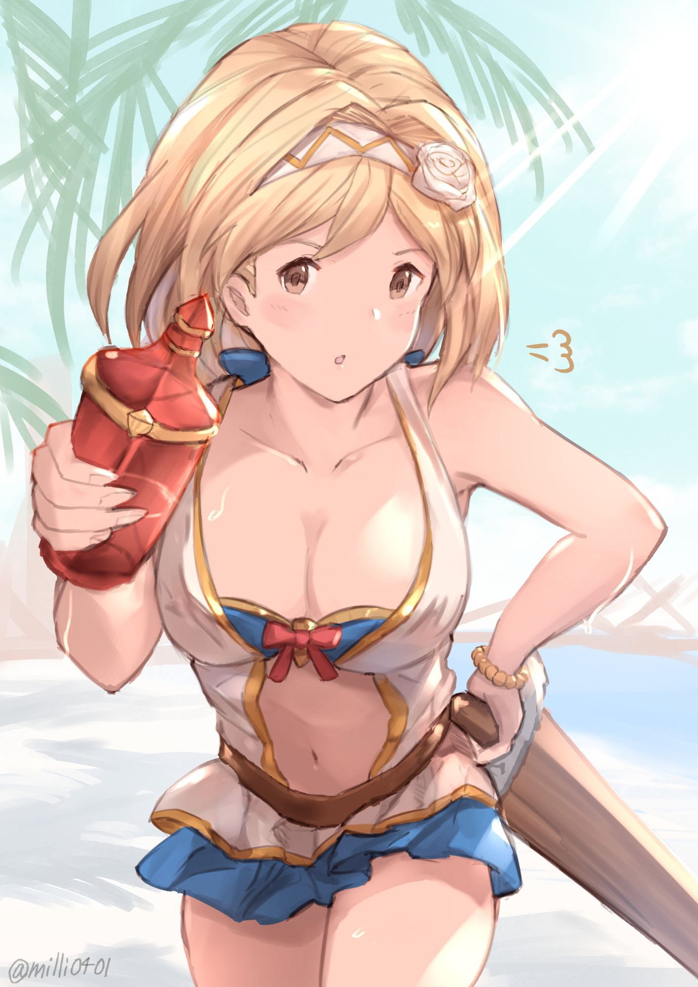 Erotic image of Geeta's desperate sexy pose! [Granblue Fantasy] 7