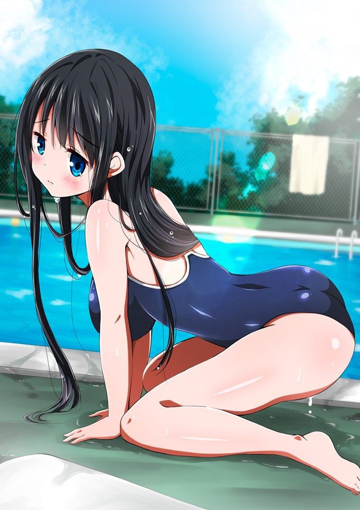 【Secondary erotic】The erotic image of a girl with yamato nadeshiko black hair is here 15