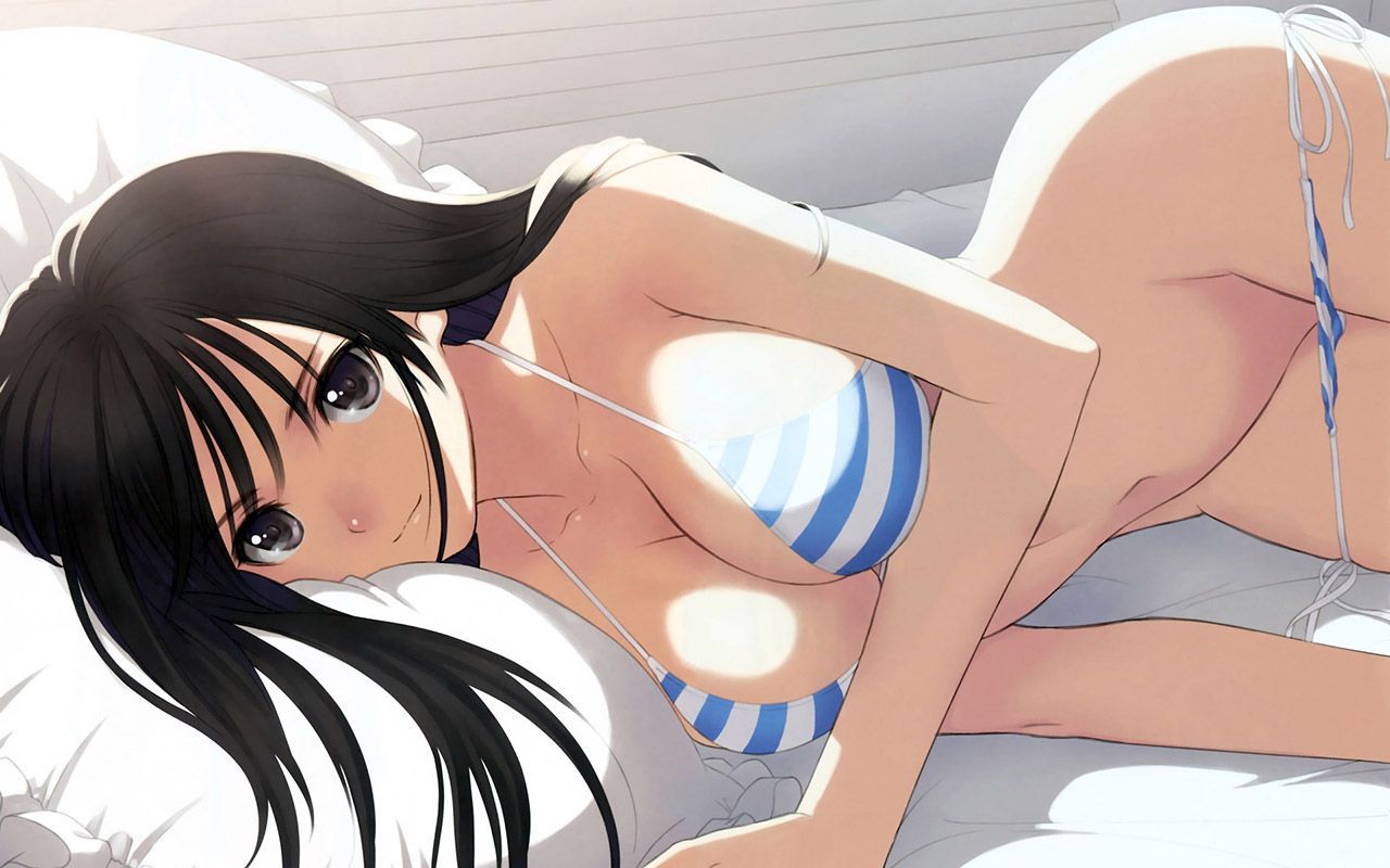 【Secondary erotic】The erotic image of a girl with yamato nadeshiko black hair is here 9