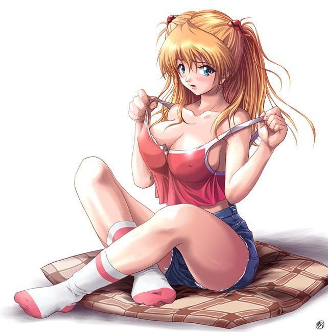 Neon Genesis Evangelion: Asuka's cool and cute secondary erotic images 28