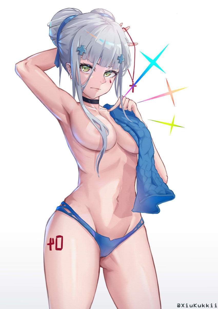 Erotic image Dolls frontline HK416 and A secondary erotic image that makes you want to H like a cartoon 15
