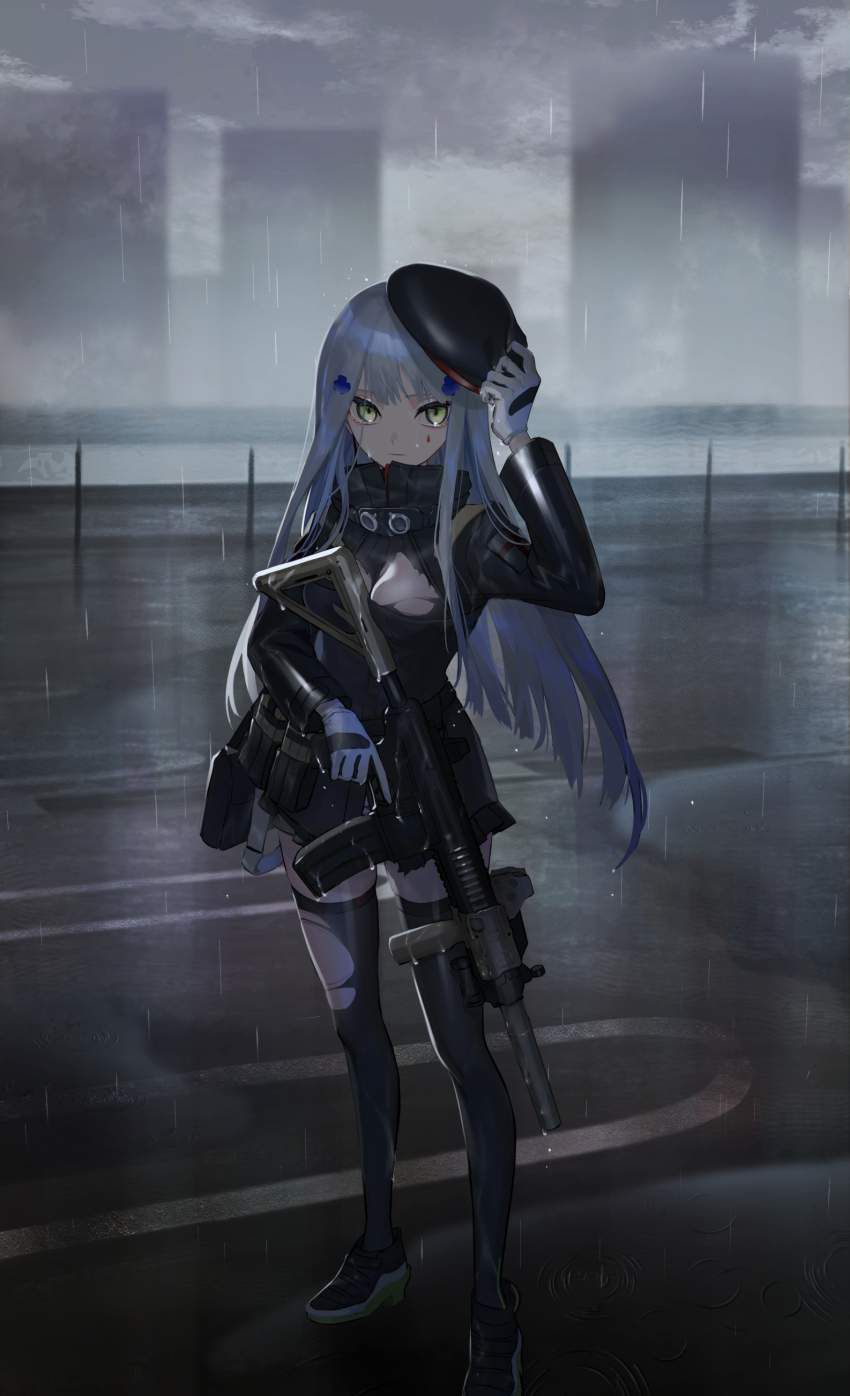 Erotic image Dolls frontline HK416 and A secondary erotic image that makes you want to H like a cartoon 4