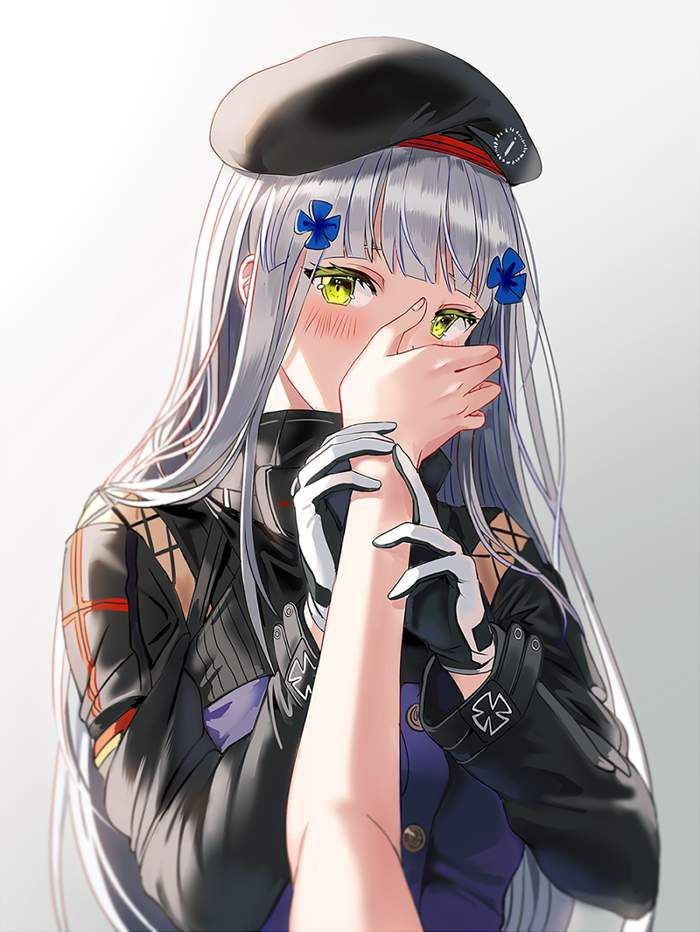 Erotic image Dolls frontline HK416 and A secondary erotic image that makes you want to H like a cartoon 6