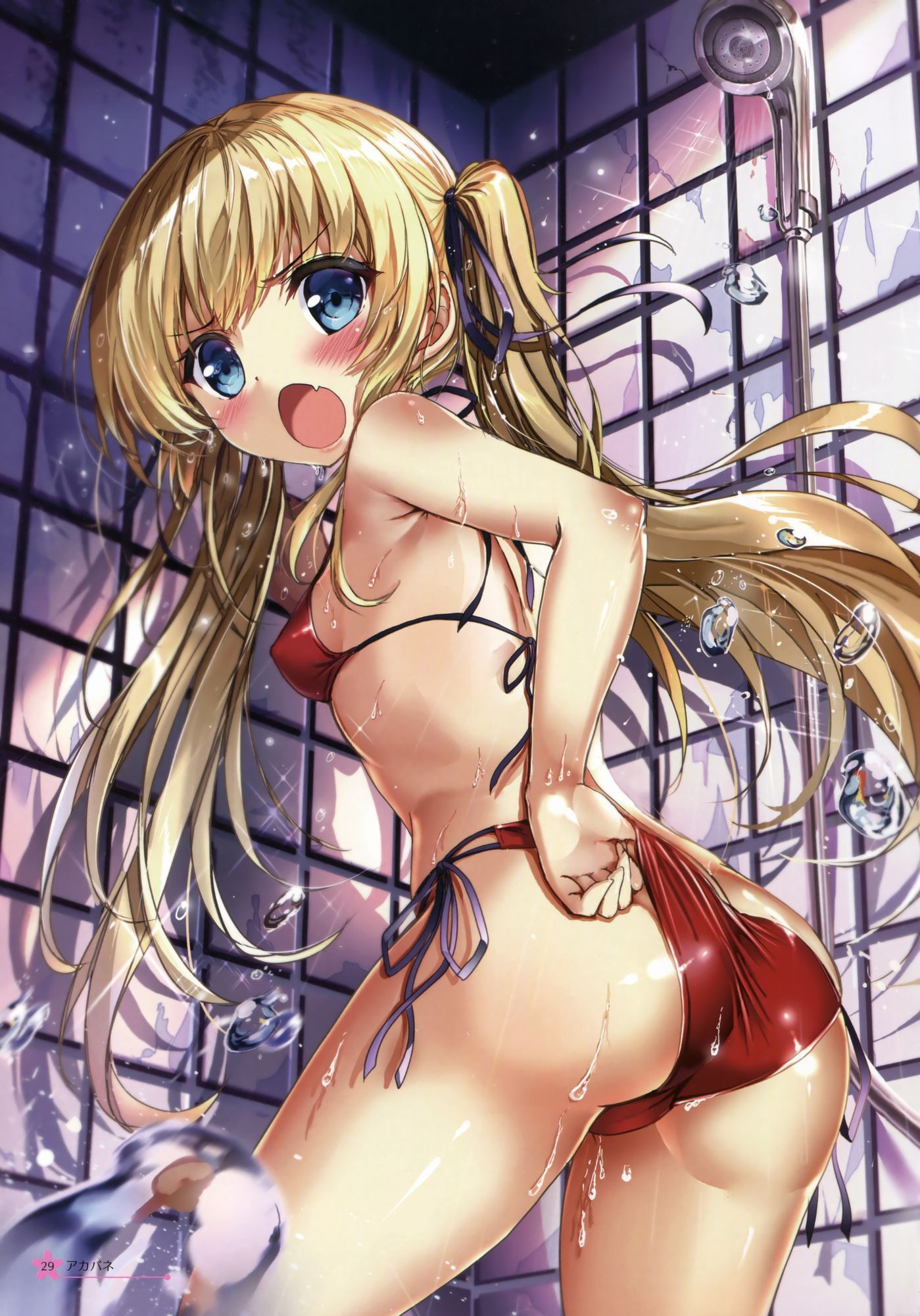 Secondary erotic erotic image of the body of the girl of twin tail is here 8