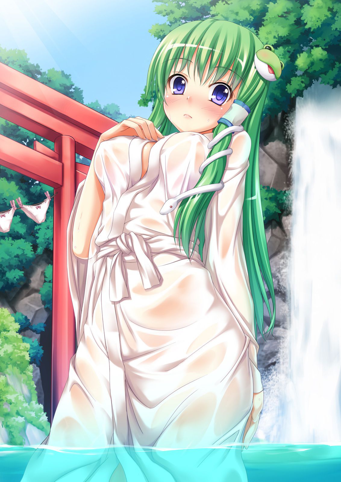 [Touhou Project] erotic image that seems to have the benefit of the present person Kamitofutani Sanae! Part 12 25
