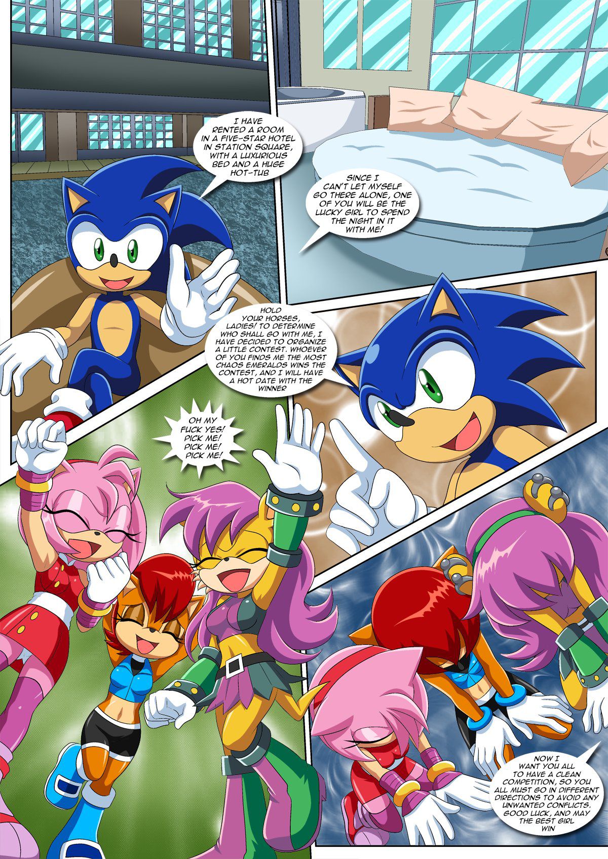 [Palcomix] Sonic Project XXX 4 (Sonic The Hedgehog) [Ongoing] 3