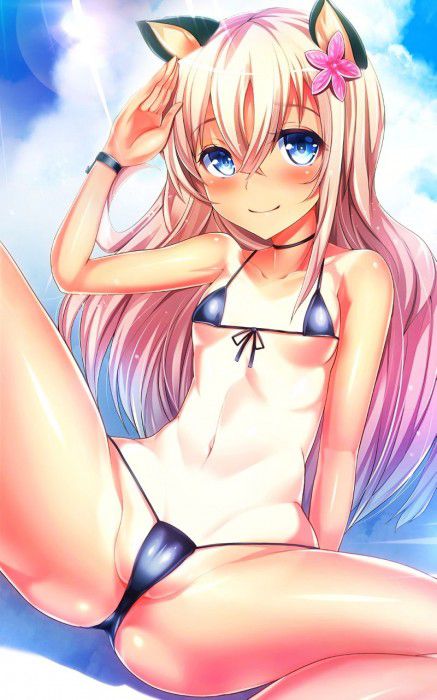 【Secondary erotic】Erotic image of a girl who seems to be porori wearing a micro bikini is here 20