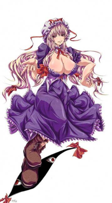 Erotic image that can come off just by imagining the masturbation figure of Yakumo Purple [Touhou Project] 8