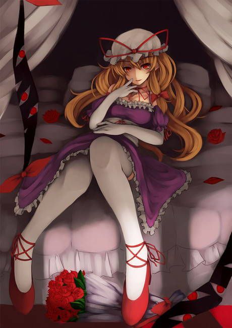 Erotic image that can come off just by imagining the masturbation figure of Yakumo Purple [Touhou Project] 9