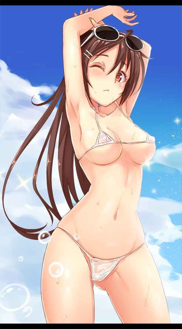 Erotic anime summary Beautiful girls who seduce a man wearing a micro bikini [40 pieces] 3