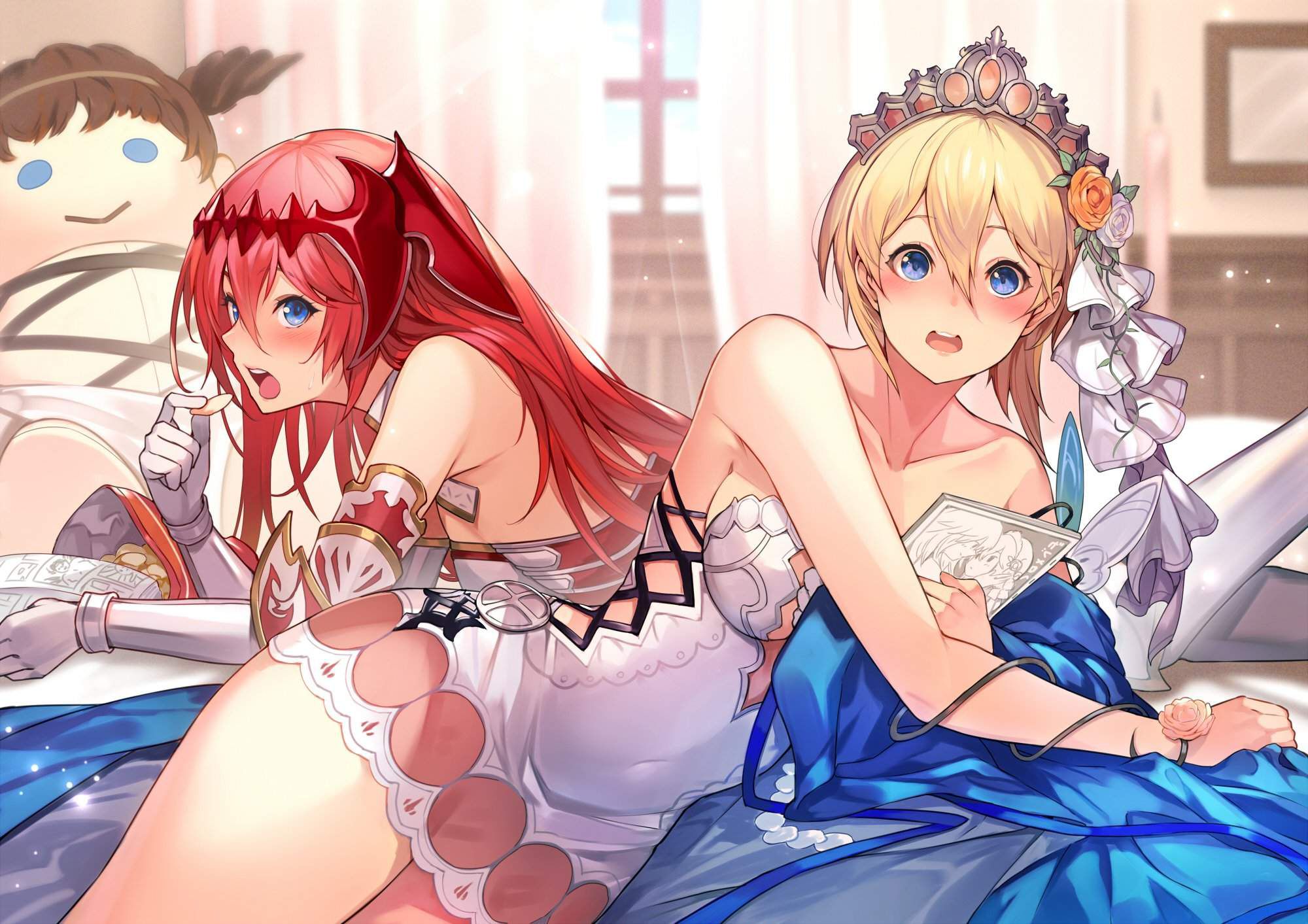 Erotic image of a desperate sexy pose of Europe! [Granblue Fantasy] 1