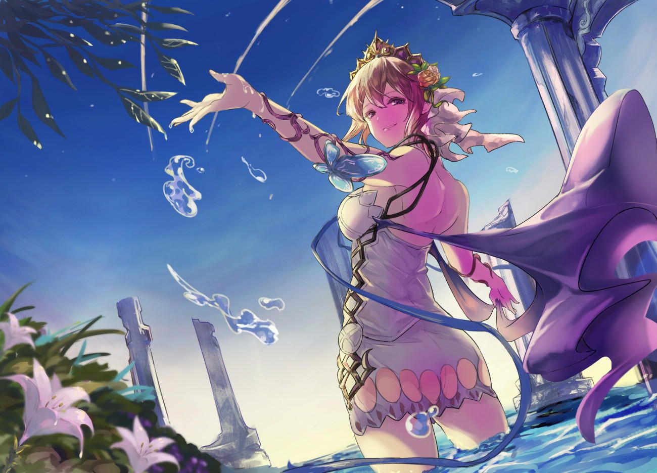 Erotic image of a desperate sexy pose of Europe! [Granblue Fantasy] 13