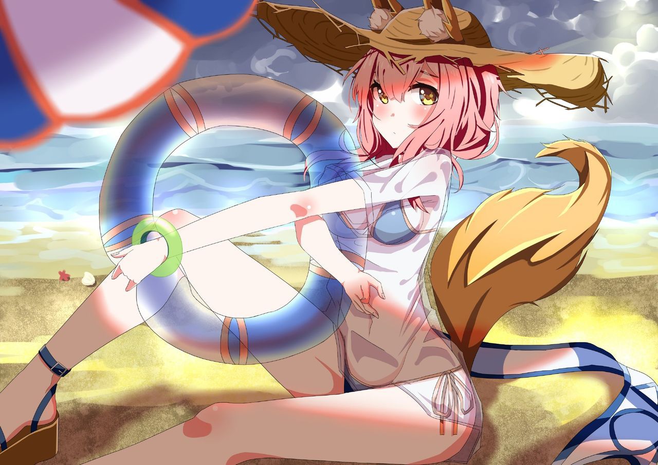 Fate erotic manga immediately pull out in service S ● X in front of Tamamo! - Saddle! 1