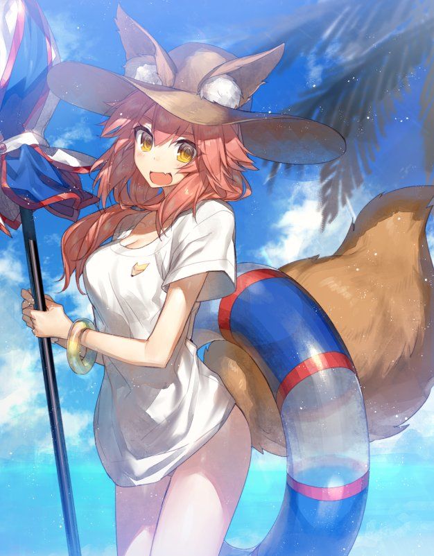 Fate erotic manga immediately pull out in service S ● X in front of Tamamo! - Saddle! 25