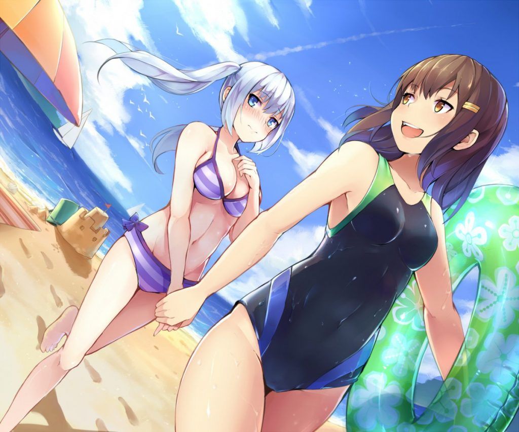 I love the secondary erotic image of the swimming swimsuit. 6