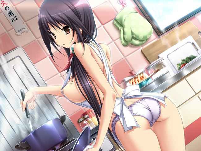 [Secondary erotic] cooking interruption and did not wait for the start! Images of naked apron girls [30 sheets] 14