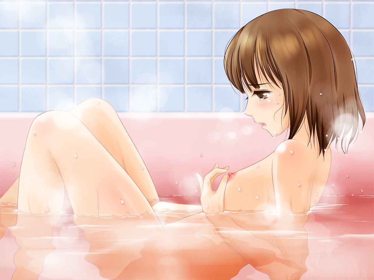 Erotic anime summary Beautiful girls who masturbate with their fingers [secondary erotic] 7