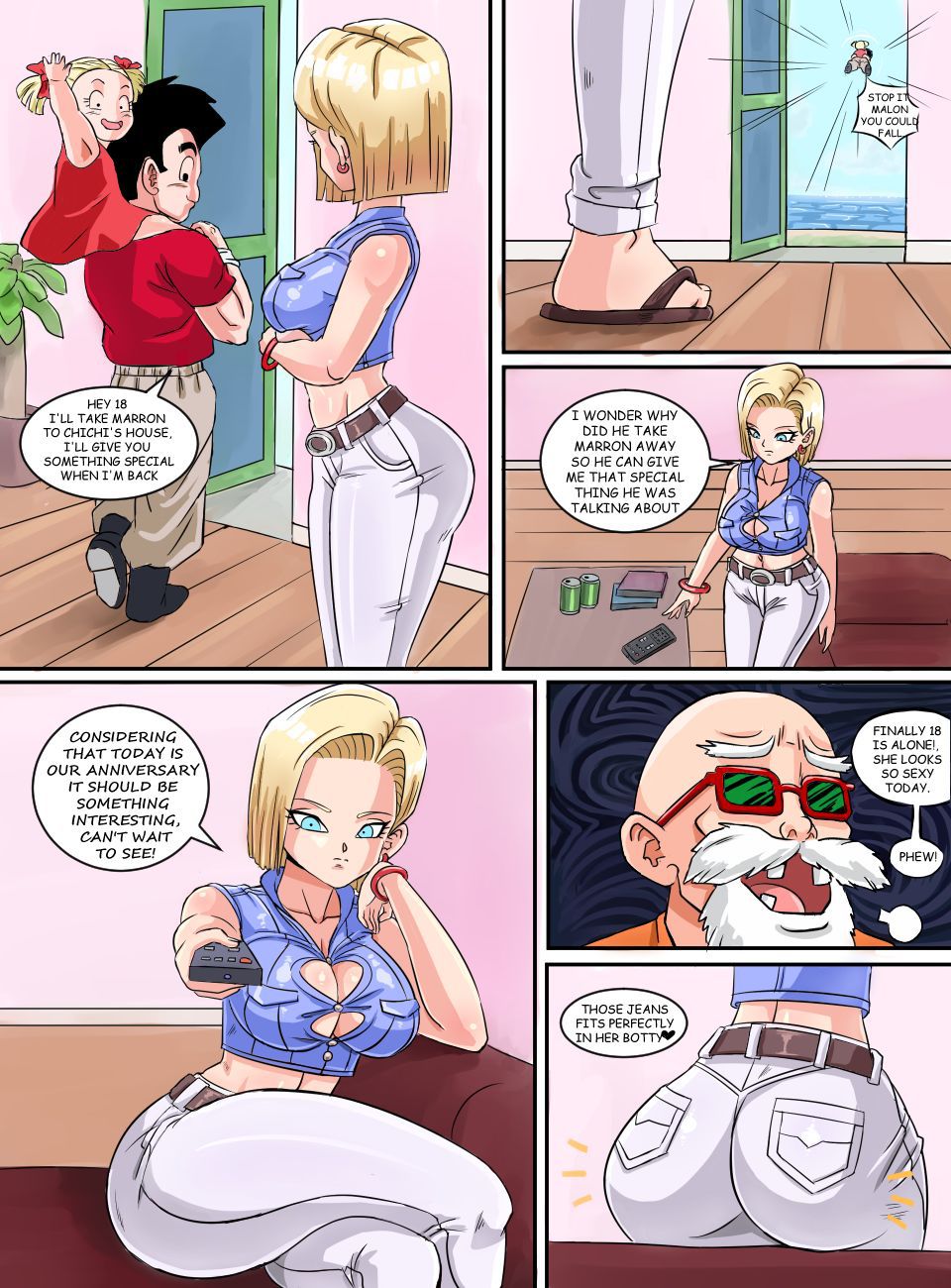 [Pink Pawg] Android 18 Is Alone (Dragon Ball Z) 2
