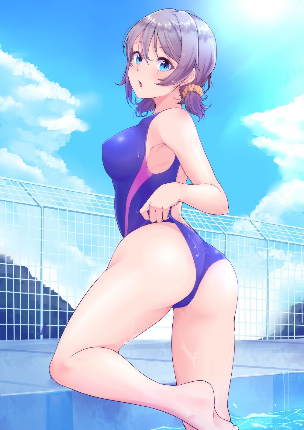 Erotic anime summary Beautiful girls who want to commit at any time wearing swimsuits [secondary erotic] 14