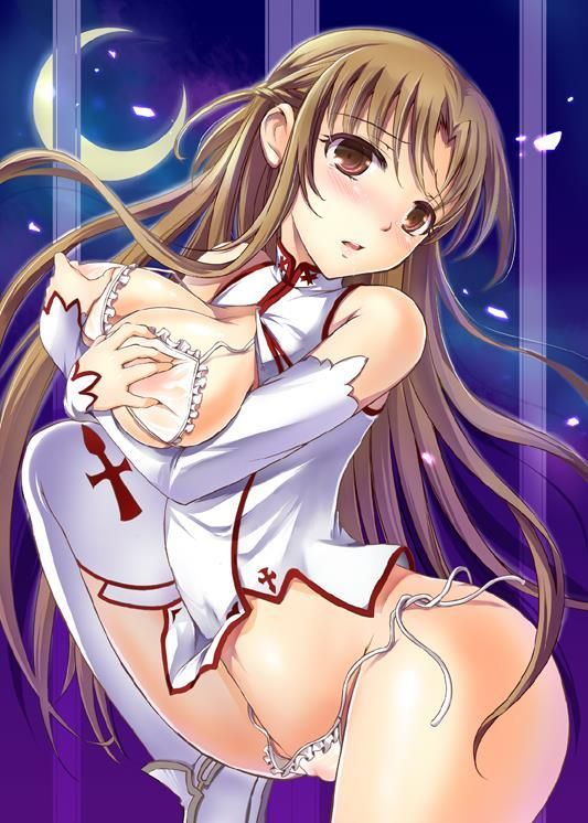 Erotic image of Yuki Asuna's desperate sexy pose! [Sword Art Online] 16